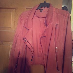 Evereve Peyton Jenson cotton moto jacket